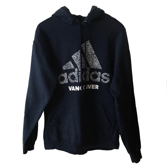 ADIDAS BLACK HOODIE SIZE M - Picture 1 of 6